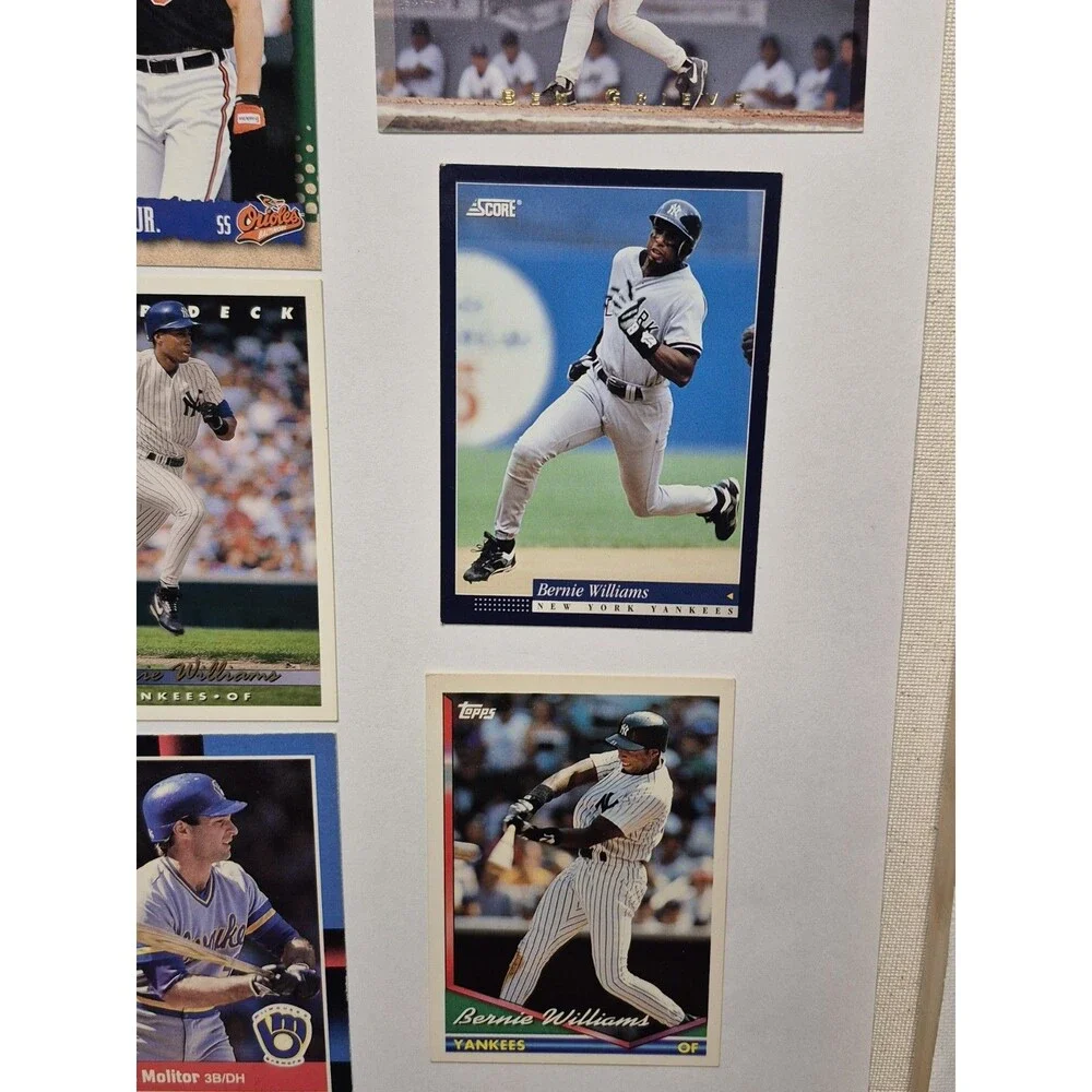 MLB Baseball Card Lot Cal Ripken Jr Bernie Williams Paul Molitor Ben Grieve LOT